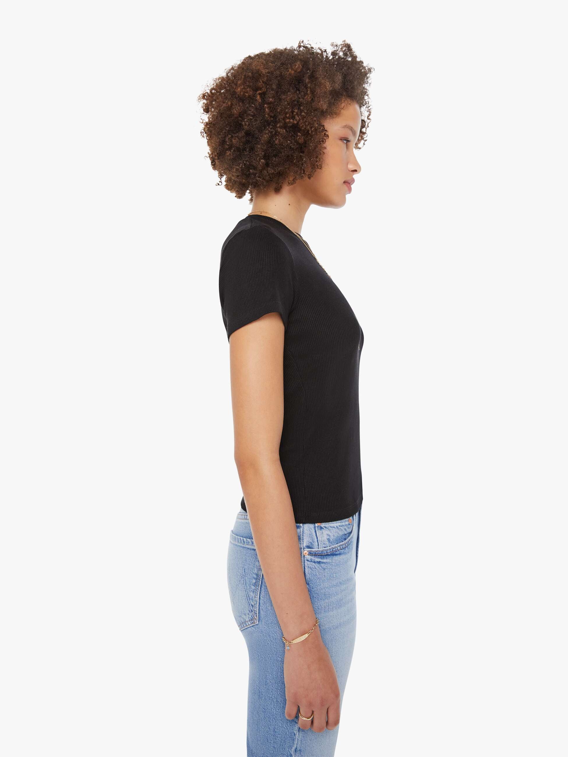 SPRWMN Baby Tee - Black