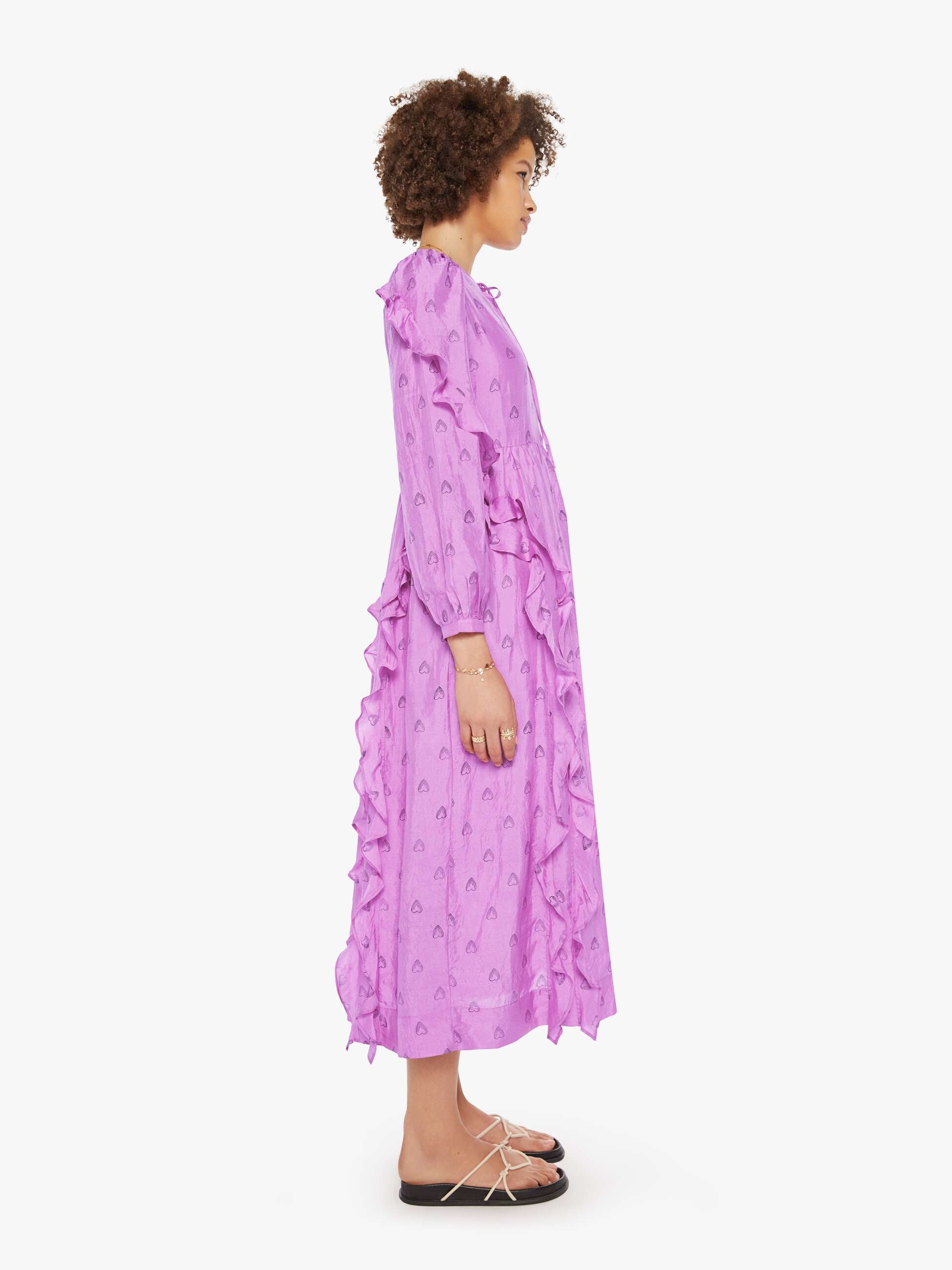 Alix Of Bohemia Lina Dress - Fuchsia Heart