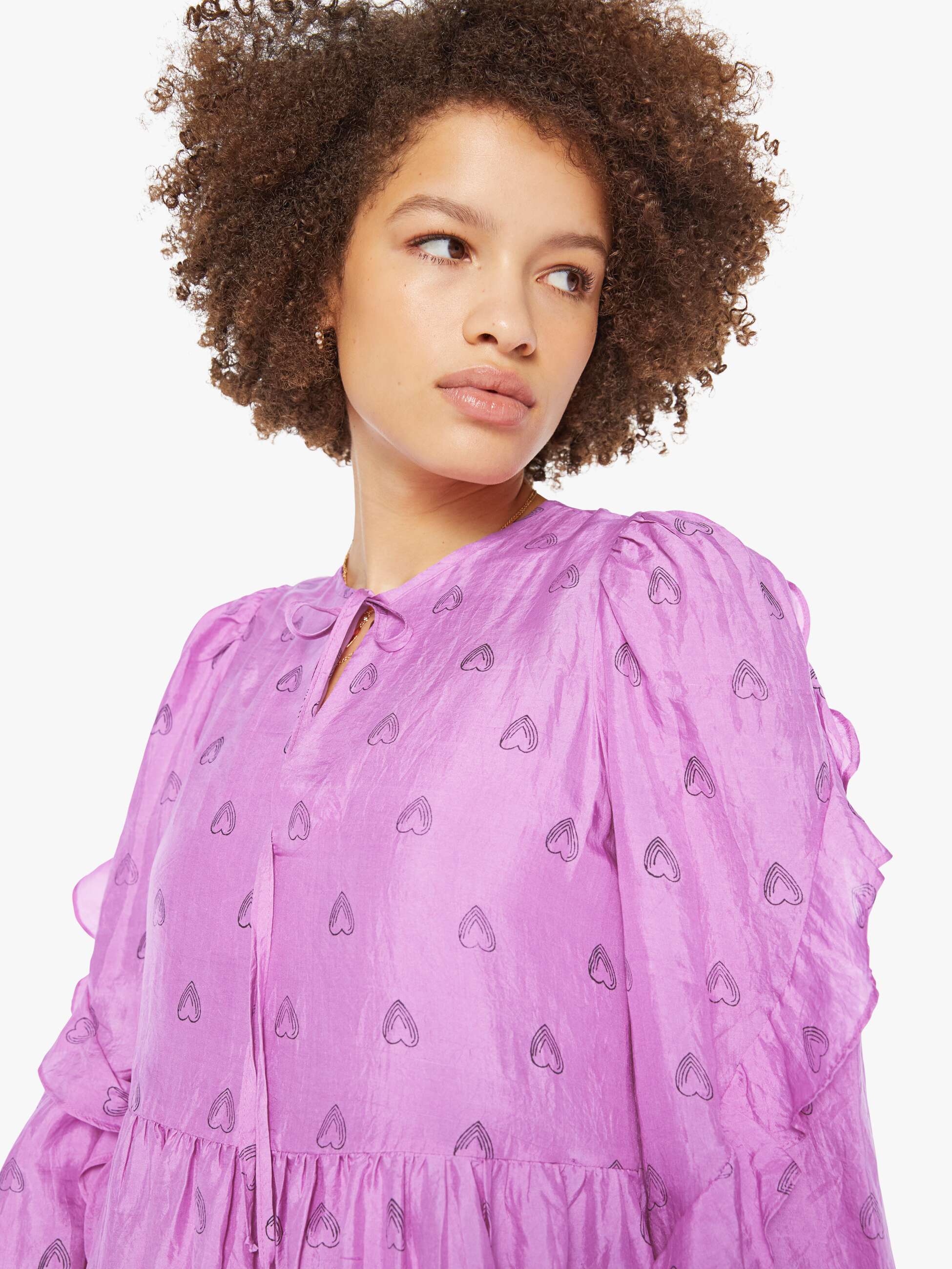 Alix Of Bohemia Lina Dress - Fuchsia Heart