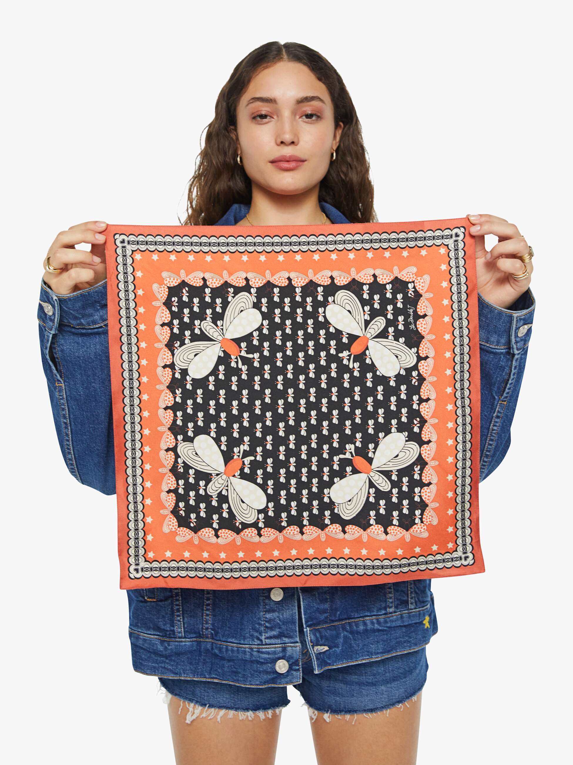 La DoubleJ x MOTHER Petaltail Mini Foulard - Petaltail Placee