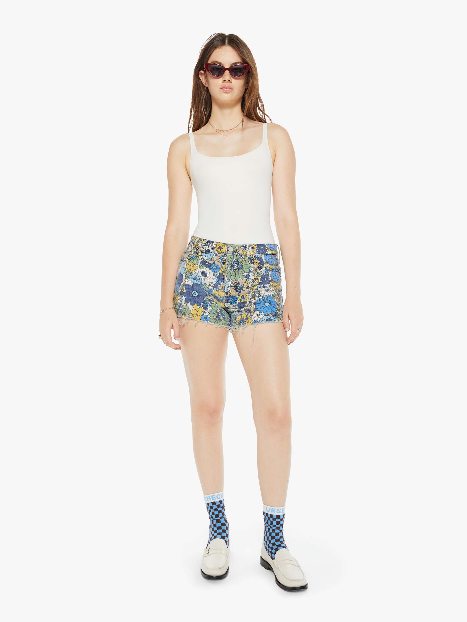 The Tomcat Kick Fray Short - Dirtbike Flowers