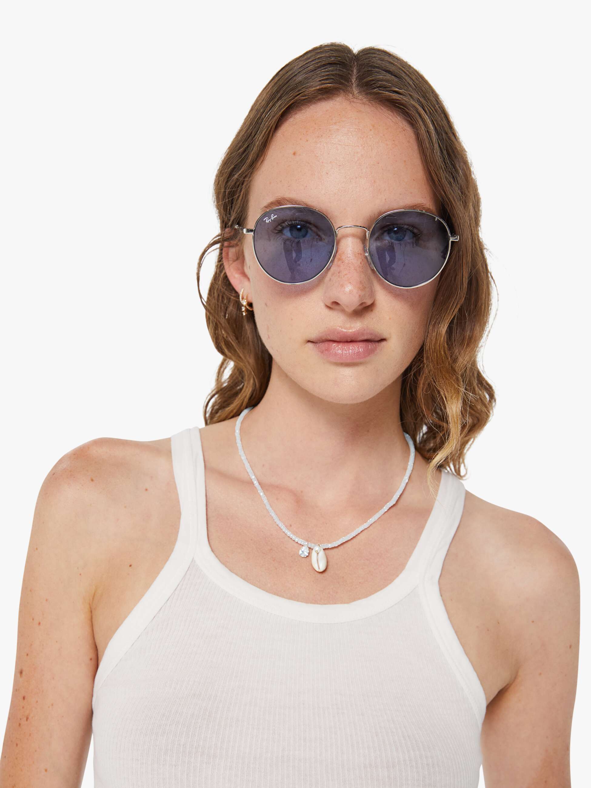 LUDA Beaded Necklace - White