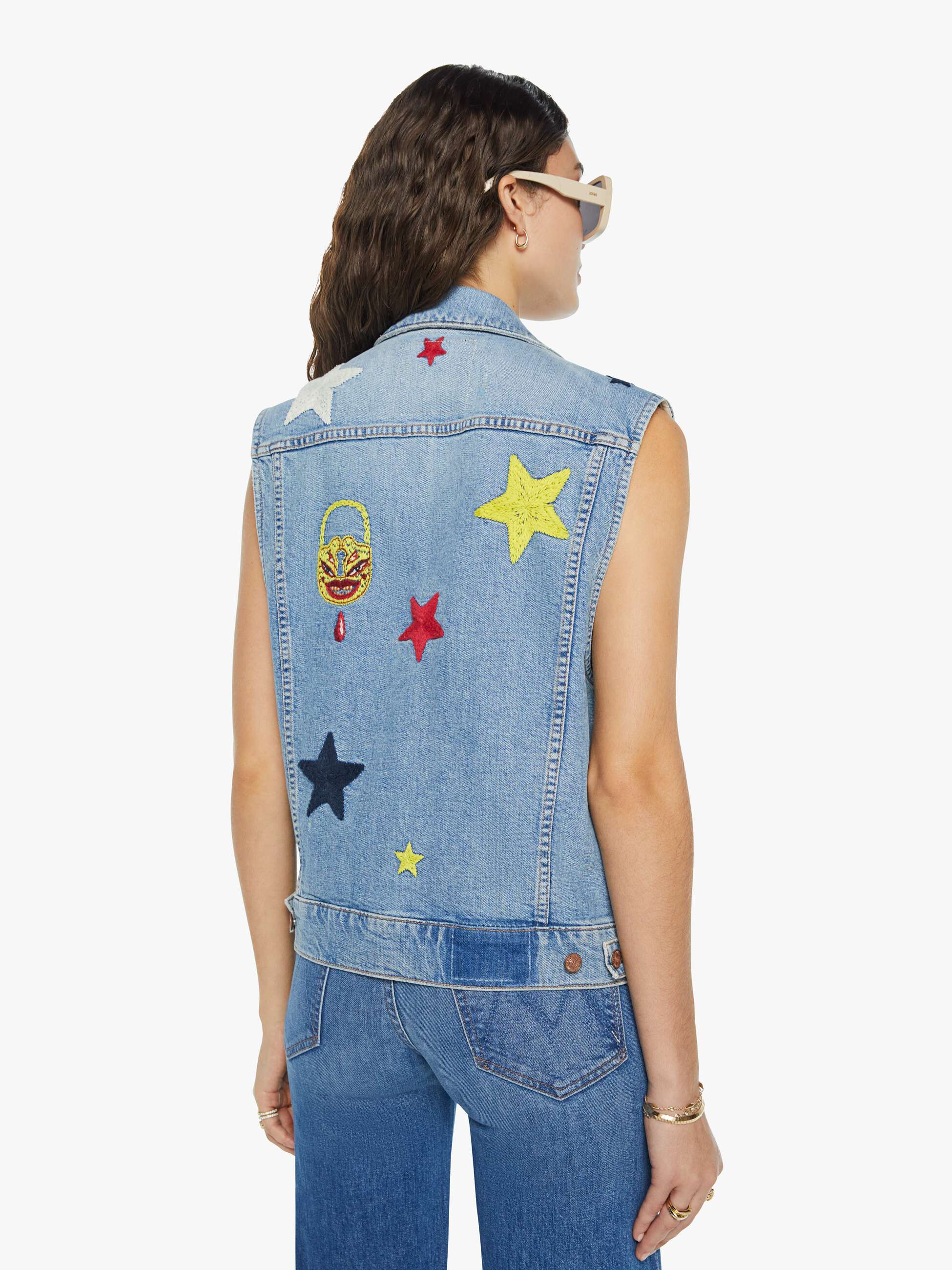 La DoubleJ x MOTHER The Clean Armhole Drifter Vest - Star Of The Show