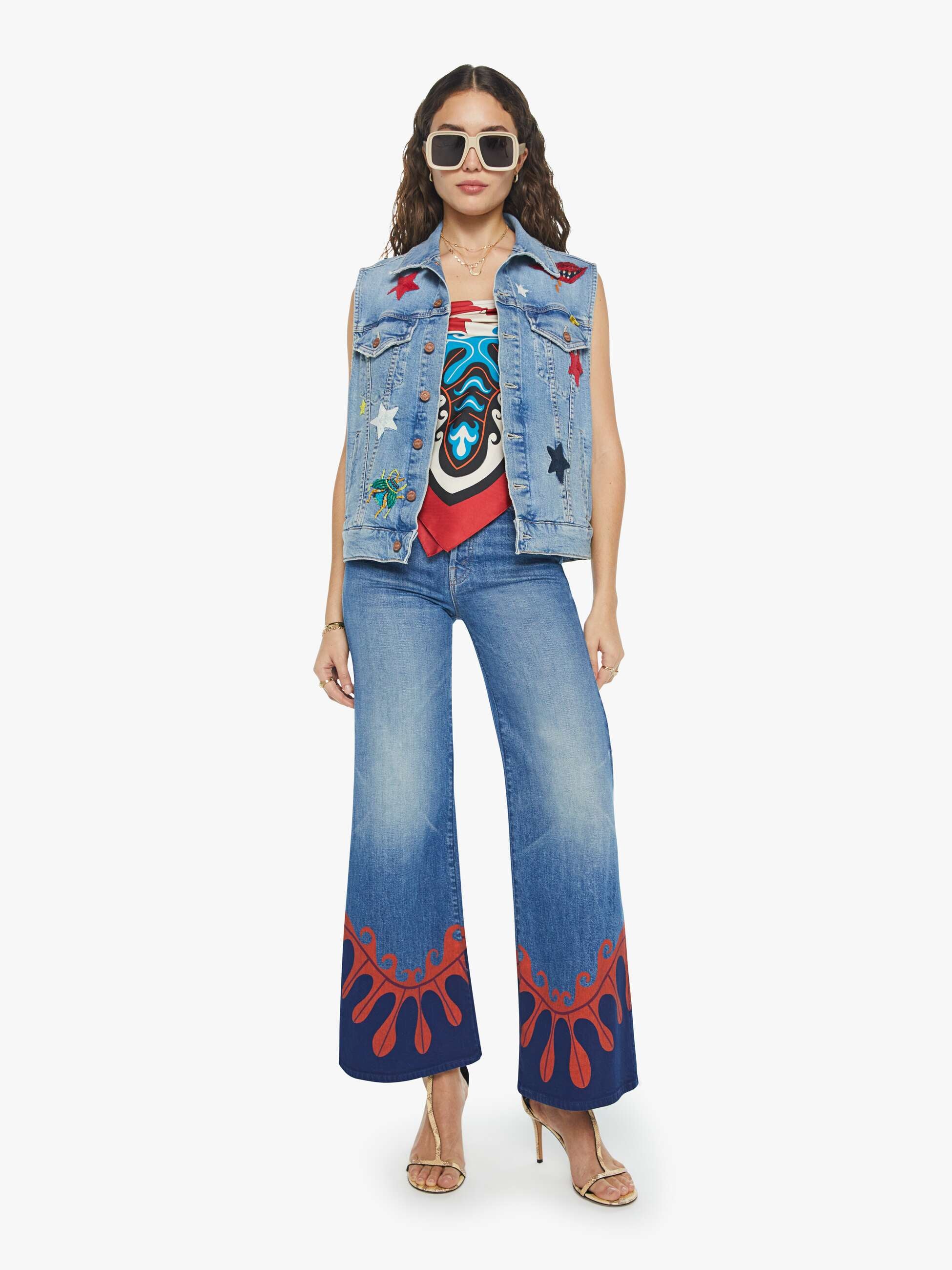 La DoubleJ x MOTHER The Clean Armhole Drifter Vest - Star Of The Show