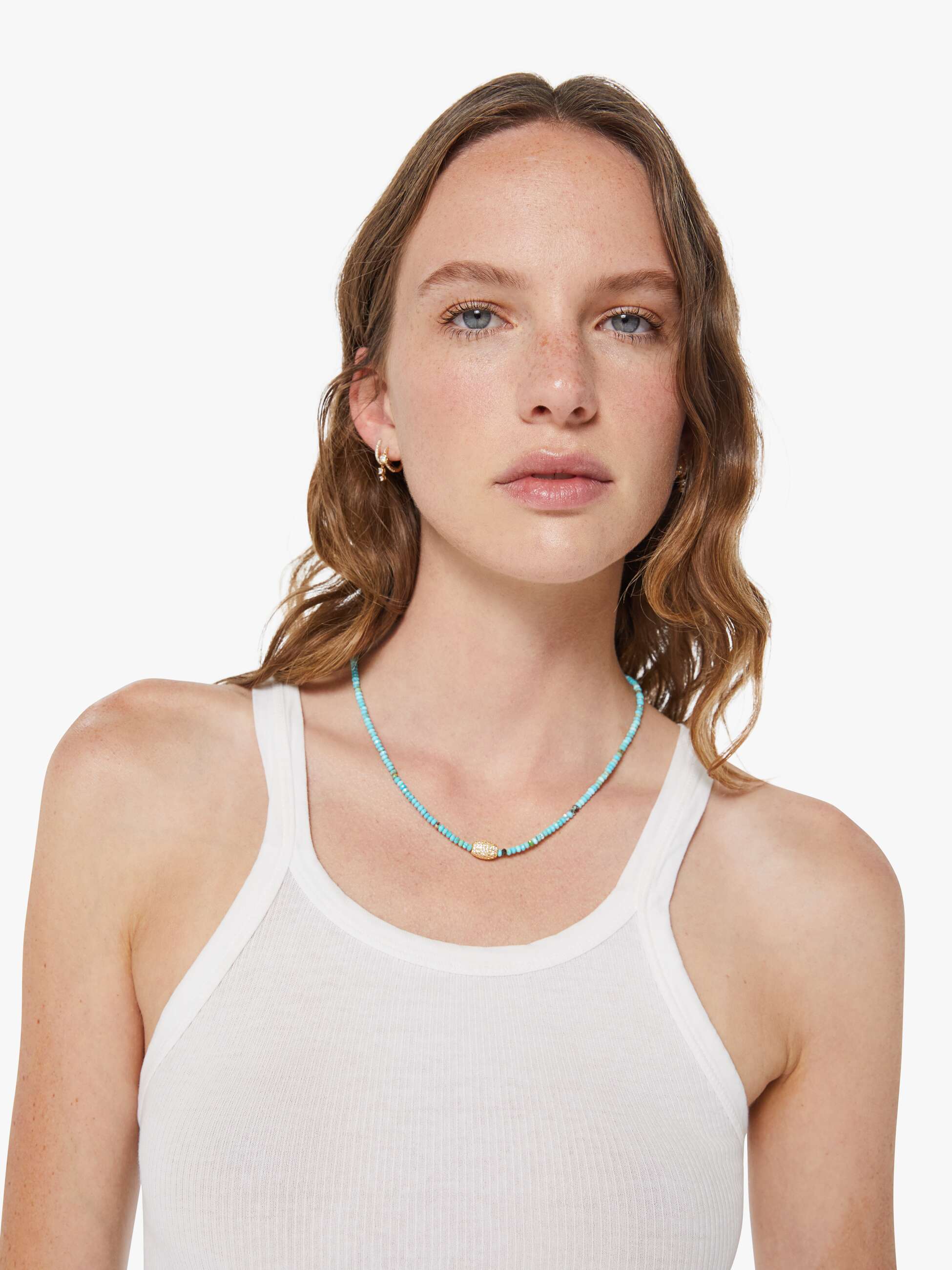 LUDA Beaded Necklace - Turquoise