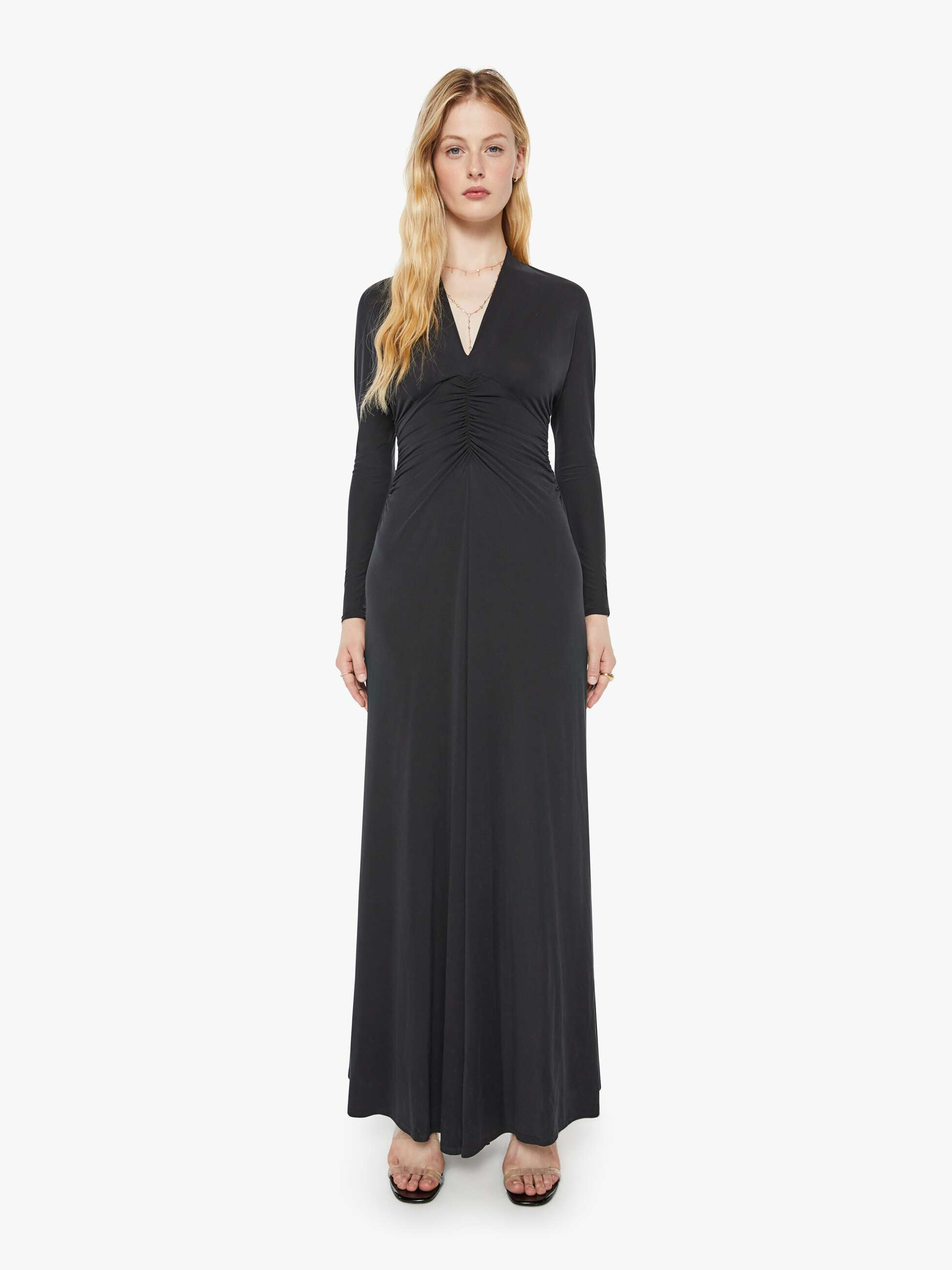 SABLYN Simone Dolman V-Neck Maxi Dress - Black