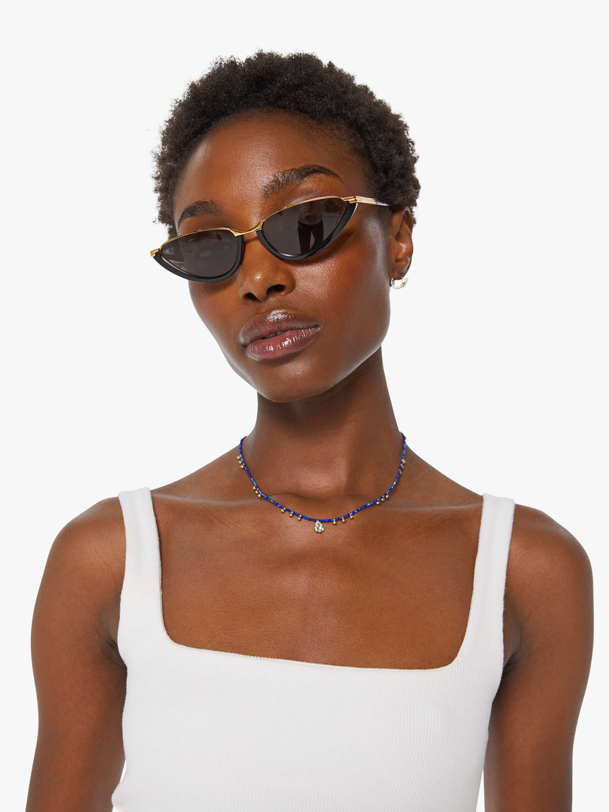 LUDA Beaded Necklace - Lapis