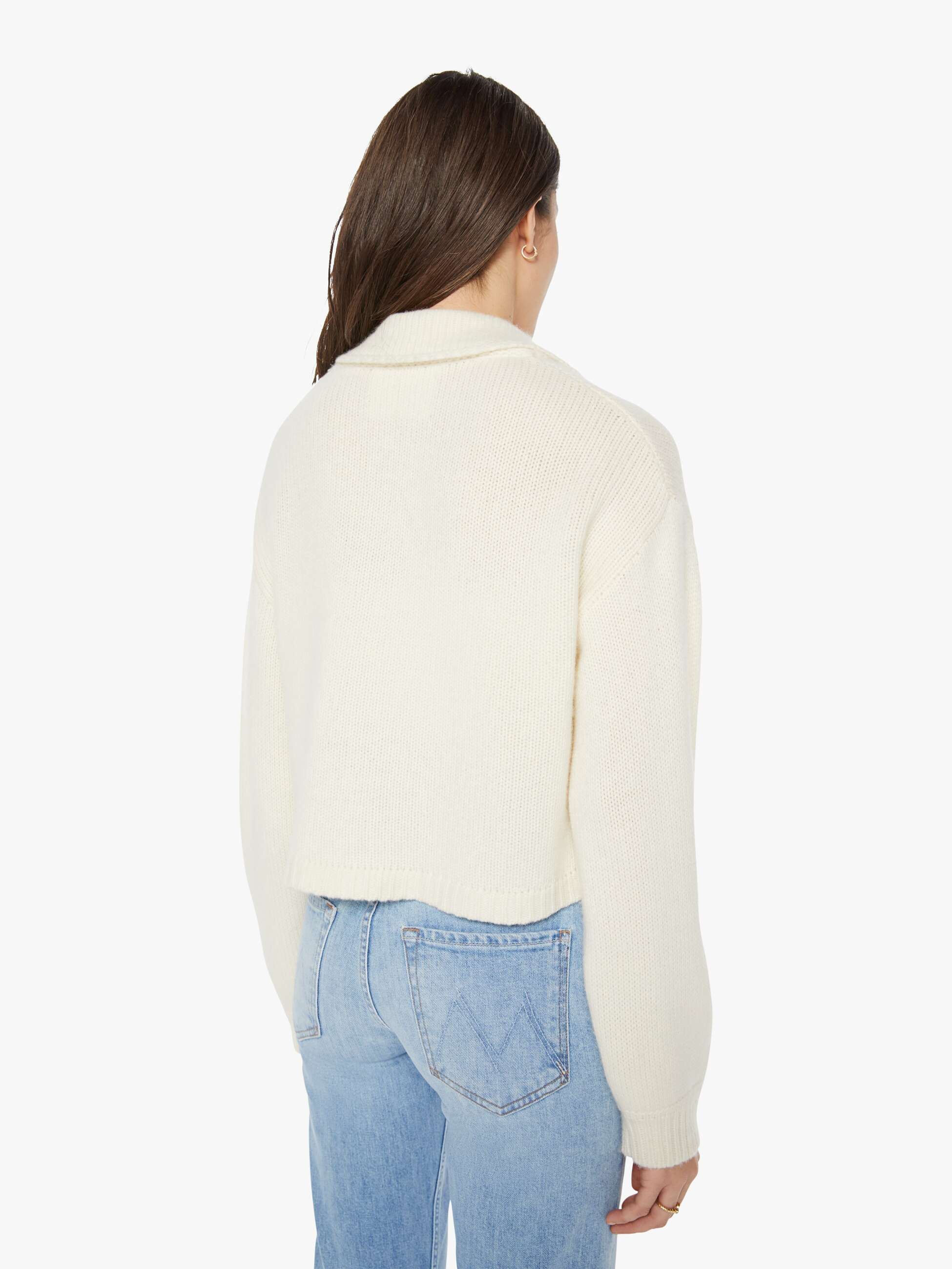 SABLYN Tyra Relaxed Collared Cardigan - Gardenia