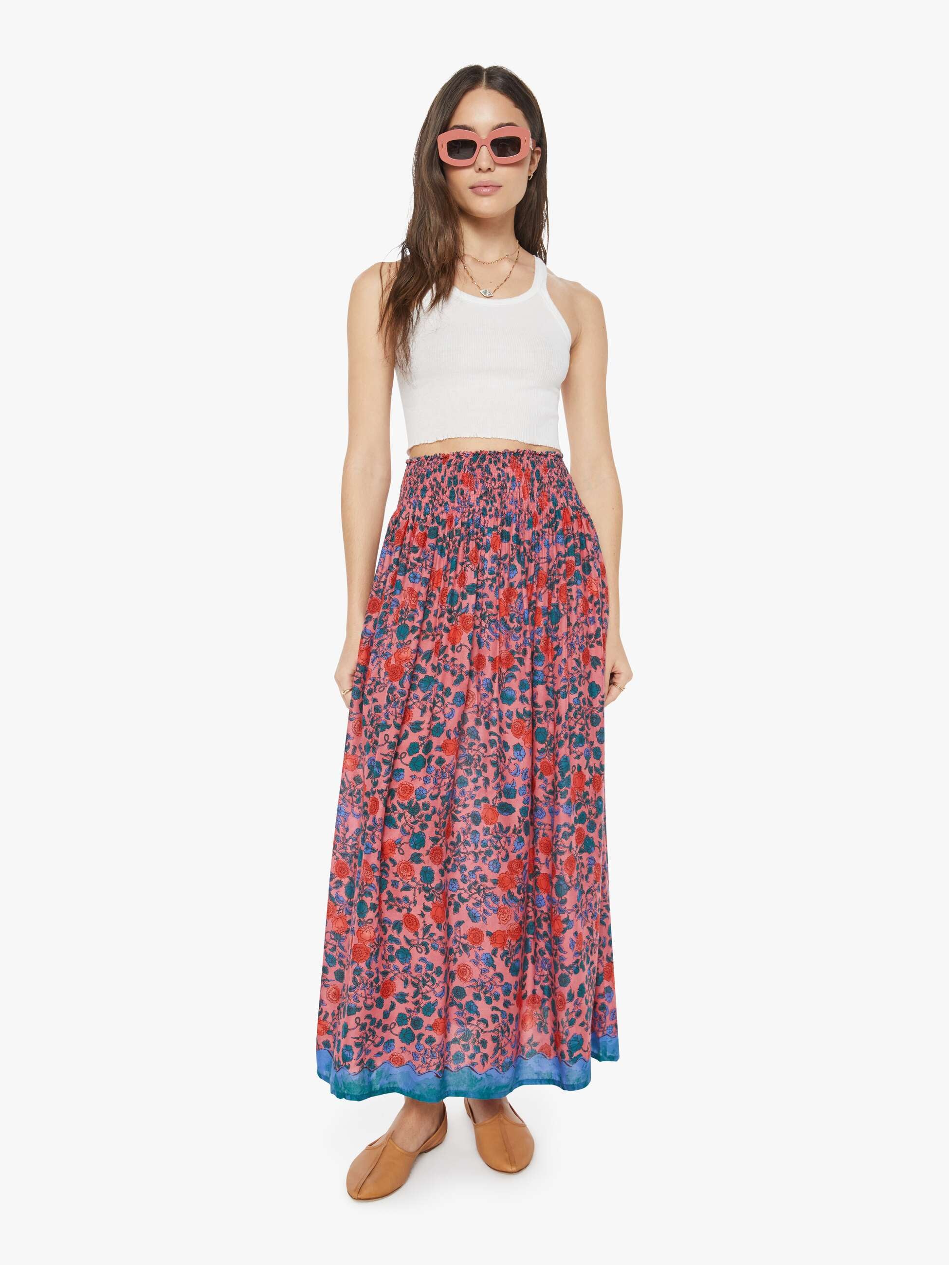 Natalie Martin Bella Skirt - Rose Bandana