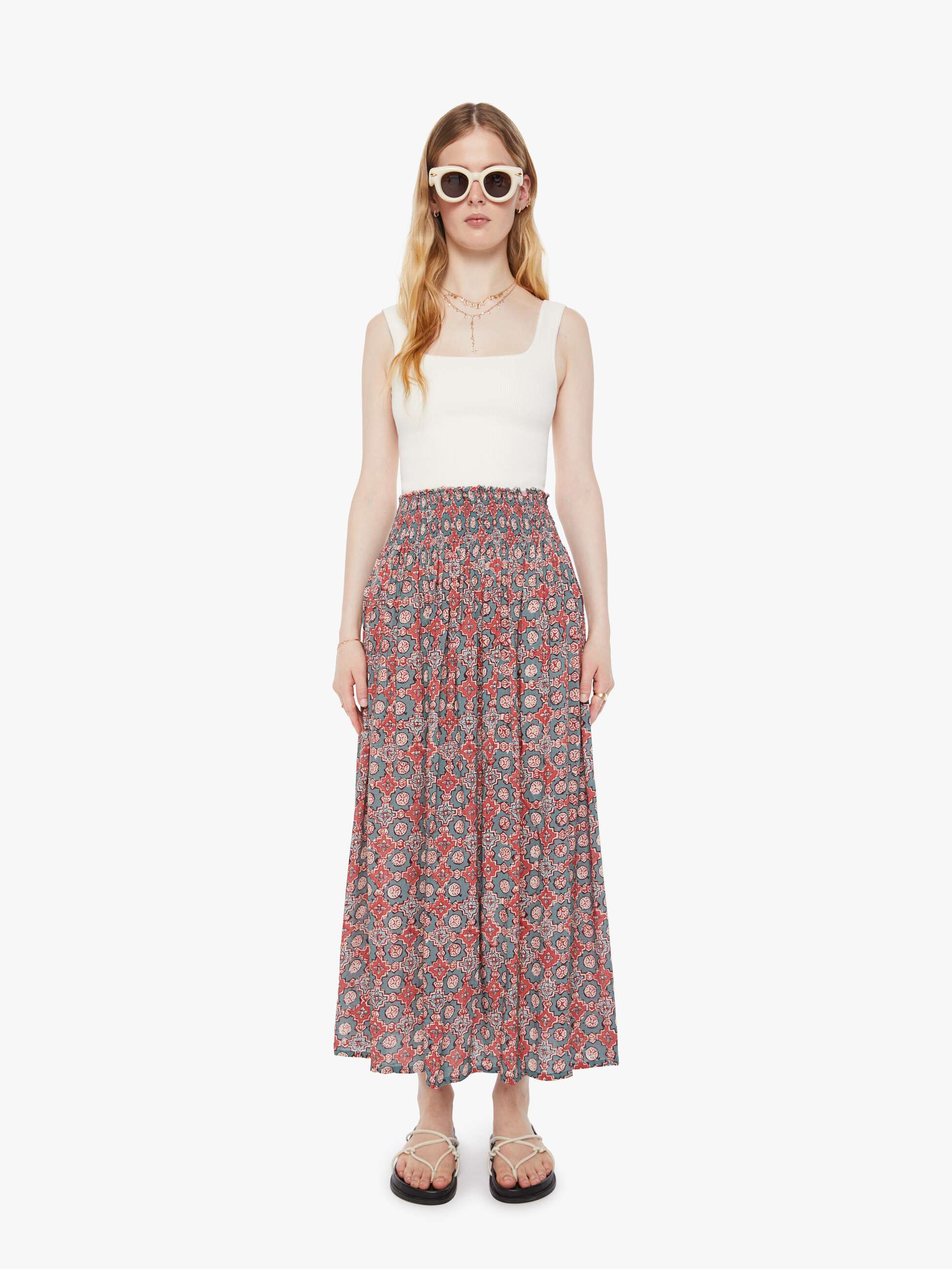 Natalie Martin Bella Skirt - Spanish Tile Jade