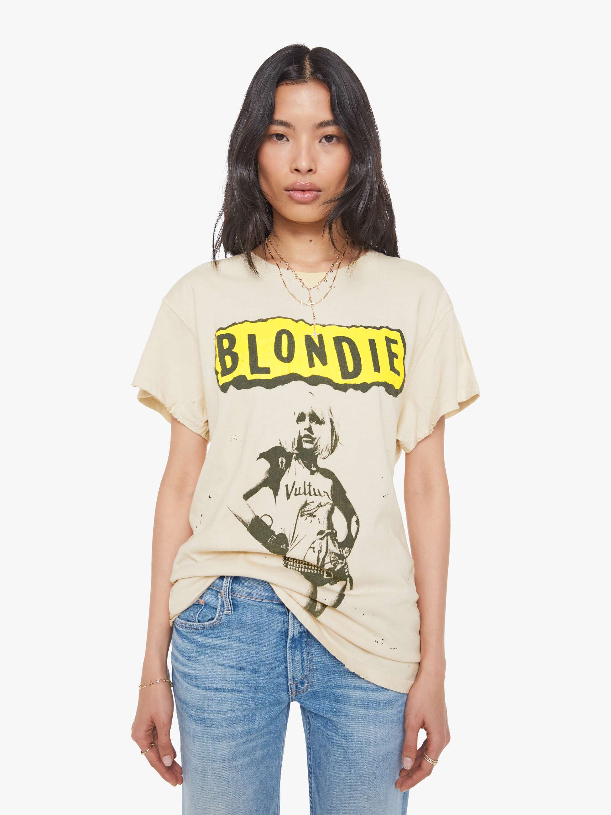 MadeWorn Blondie Tee - Tea Stained
