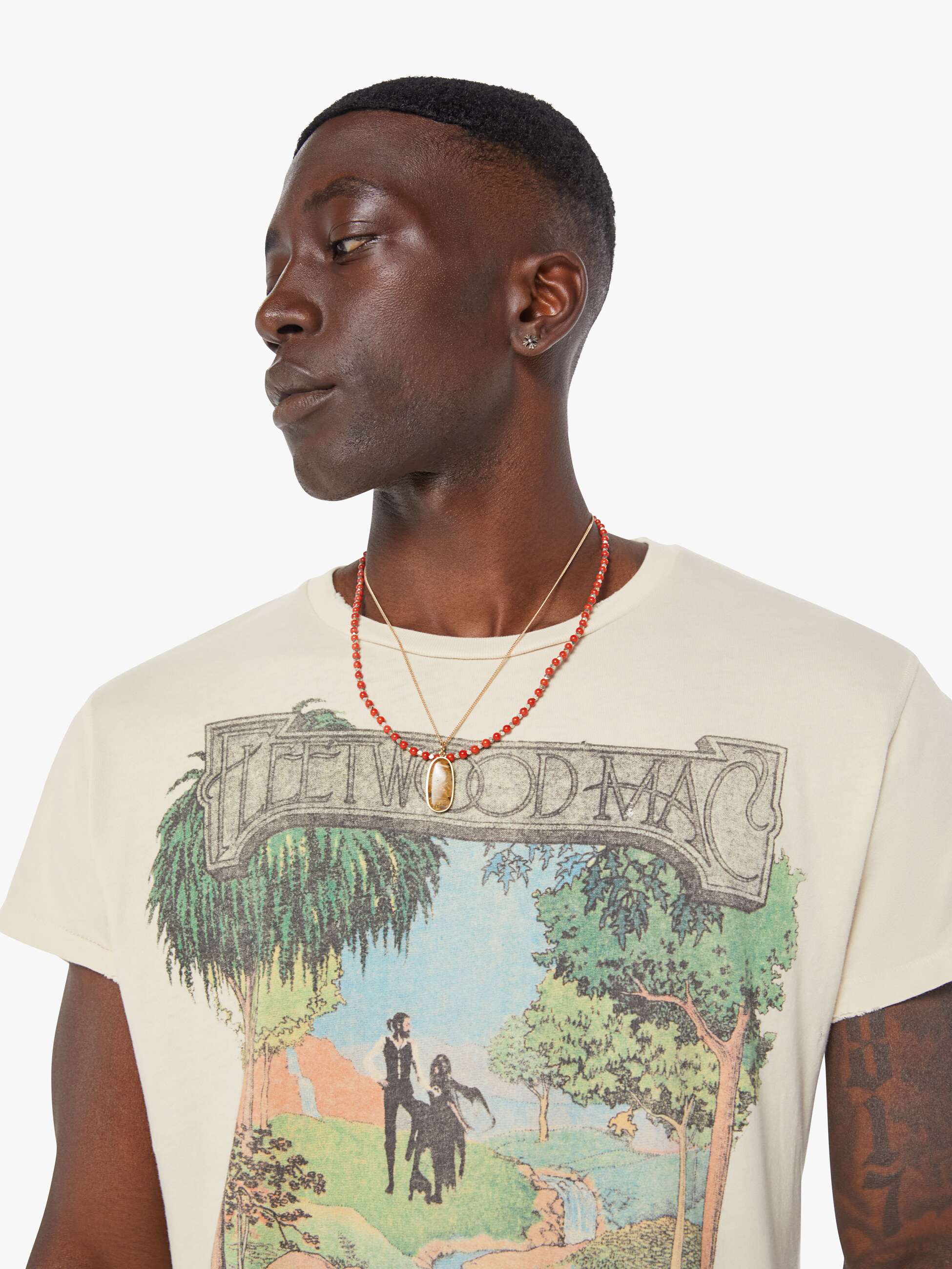 MadeWorn Fleetwood Mac Tee - Tan