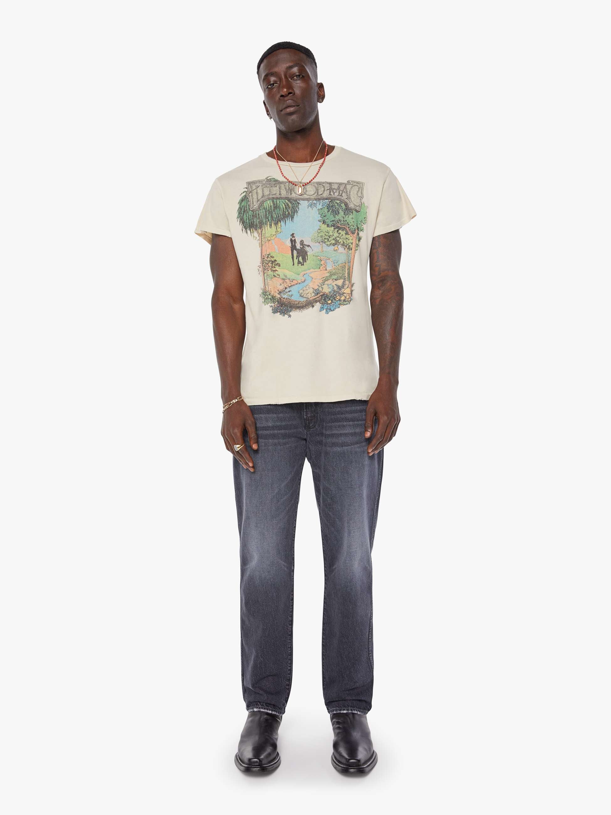 MadeWorn Fleetwood Mac Tee - Tan