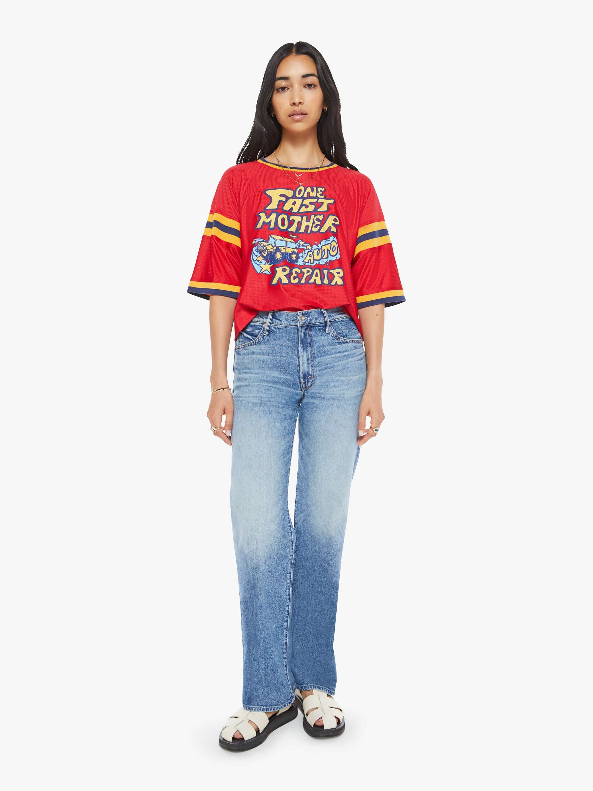 Fast Fred The Fast Fred Footballer - One Fast - MOTHER DENIM | OFFICIAL ONLINE STORE